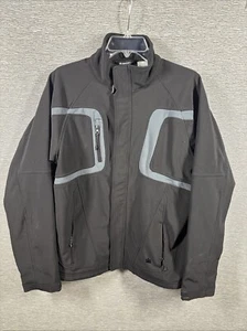 SNOZU PERFORMANCE Men’s Black Zip Fleece Lined Soft Shell Jacket Size 18/20 - Picture 1 of 12