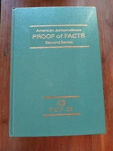 American Jurisprudence Proof of Facts Second Series Volume 43 - Picture 1 of 3