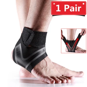 1-Pair Ankle Support Gym Running Protect Foot Bandage Elastic Ankle Brace Band - Picture 1 of 12