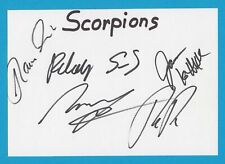 Scorpions - original Autogramme !!  - #  H - 070