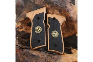 KSD Brand Beretta 92FS, 92A1, 92G, 92D, 96, M9 Compatible Walnut Grips - Picture 1 of 1
