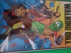 PÓSTER ENMARCABLE RICK & MORTY CUSTOM THE WALKING DILL 12X17 - Imagen 1 de 1