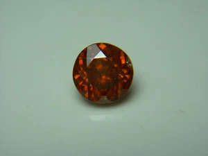 1,55ct seltener orange SPHALERIT Edelstein Santander Spanien natürlicher unbehandelter Edelstein rnd - Bild 1 von 14