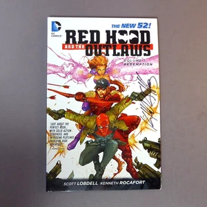 Red Hood and the Outlaws Vol #1 DC Comics New 52 Signed Artist Kenneth Rocafort - Picture 1 of 9