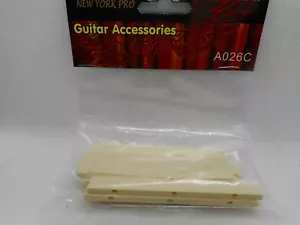 10 Stück kompensierte Sättel für Akustikgitarren - schneller Versand aus den USA - Bild 1 von 6