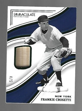 Frankie Crosetti 2023 Panini Immaculate Collection Materials Relics 4/5 ⚾