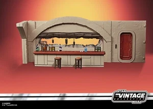 STAR WARS NEW VINTAGE COLLECTION LOOSE MANDALORIAN NEVARRO CANTINA PLAYSET ONLY - Picture 1 of 6