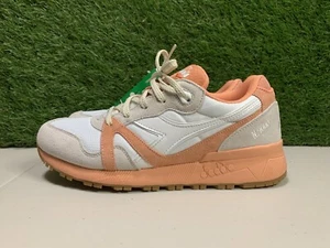 Size 9 - Diadora N9000 III 501.171853 White/Peach Pink - Picture 1 of 4