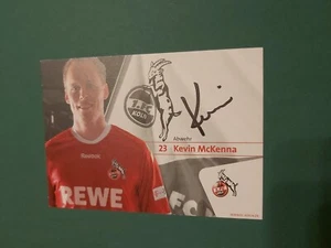 1. FC Colonia, K. Mc Kenna, cartolina autografata, calcio - Foto 1 di 1