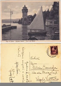 GARDONE RIVIERA - BRESCIA - TORRE SAN MARCO - VIAGG. 1946 -84666- - Picture 1 of 1