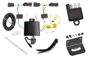 Trailer Wiring Kit & Bracket & Light Tester For 2019 Ford Escape All Styles NEW - Picture 1 of 6