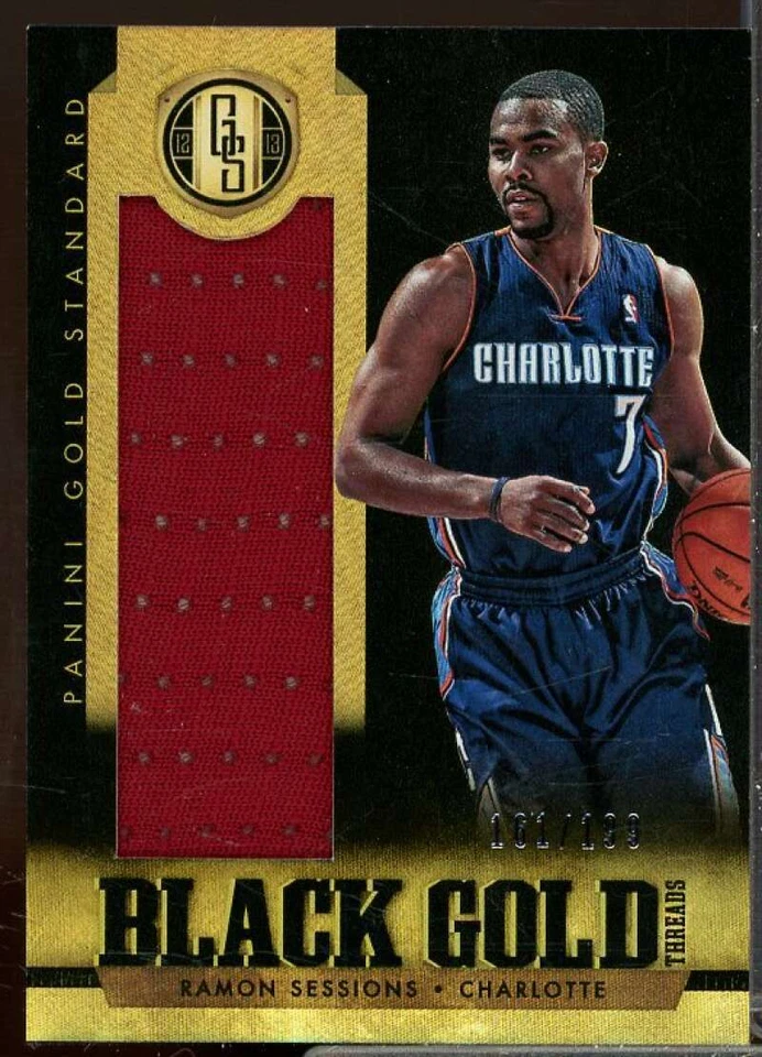 Ramon Sessions/199 Card 2012-13 Panini Gold Standard Black Gold Threads #92  - Image 1 of 2