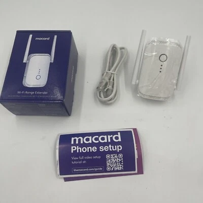 MACARD N300 Dual Band Wi-Fi Range Extender with Ethernet port - Image 1 of 4