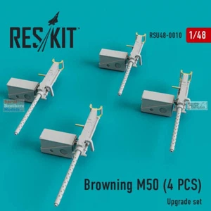 RESRSU480010U 1:48 ResKit Browning M50 Machine Gun Set (4 pcs) - Picture 1 of 1