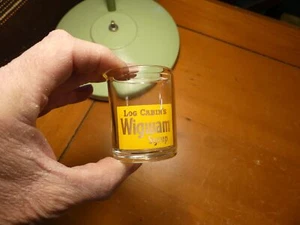 Vintage Log Cabin Syrup WIGWAM Serving Cup Double Pouring Spouts 2 oz. - Picture 1 of 7