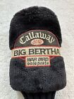 CALLAWAY Big Bertha War Bird Sole Plate Headcover Head Cover Plush Sock Black