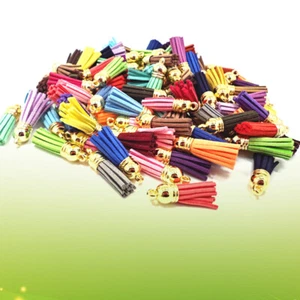 50 PCS Tassel Craft Charms Hanging Tassels Keychains Phone Strap Charms - Picture 1 of 11