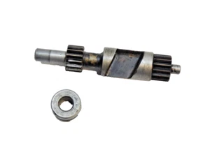 1994 Kawasaki KX125 KX 125 Left hand exhaust power valve gear drive shaft - Picture 1 of 6