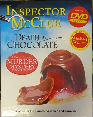 Murder Mystery Crime Dinner Party Game + DVD. Death By Chocolate, New. - Image 1 of 4