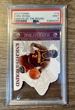 2012 Panini Kyrie Irving Knights of the Round RC PSA 9! POP 1! 🔥