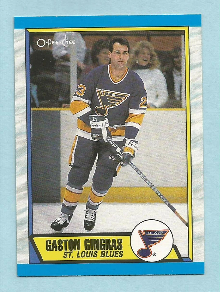 1989-90 OPC O-Pee-Chee Hockey Gaston Gingras #270 St Louis Blues MINT! - Image 1 of 1