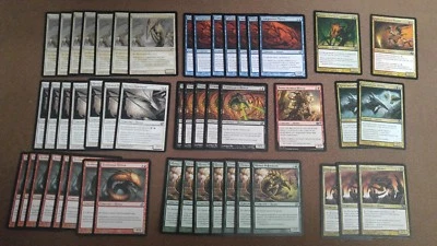 Lot of 49 Russian MTG Slivers Sinew Dormant Necrotic Poultice Reflex Spitting - Image 1 of 4