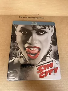 Sin City (2005) Reg A Blu Ray Steelbook Rare Rosario Dawson Cover NEW & SEALED - Picture 1 of 4