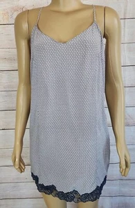 STELLA MCCARTNEY Women Multicolor Polka Dot Silk Chemise Nightgown Top  M - Picture 1 of 10