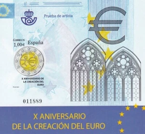 Spain 2009 Edifil OP #98 EURO Xº Anniversary MNH VF - Picture 1 of 1