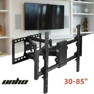 Extra Large Full Motion TV Bracket Wall Mount Tilt Swivel for 30”- 85” Plasma TV - Picture 1 of 11