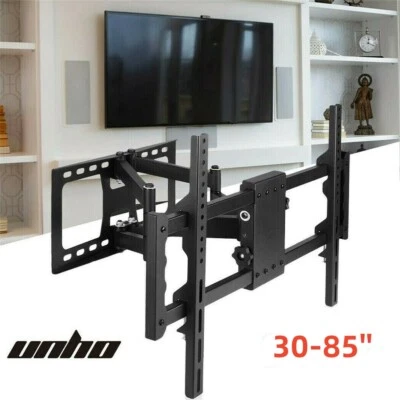 Soporte de TV de movimiento completo extra grande montaje en pared inclinable giratorio para TV de plasma de 30”-85” Foto 1 de 4