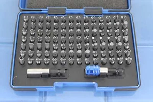 Juego de destornilladores de brocas de seguridad listas para impactos TMAX 100 piezas con dos mandriles rápidos - Imagen 1 de 3