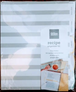 Office Depot Recipe Organizer Kit - Picture 1 of 4