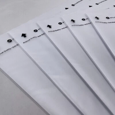 ATLAS RECORDS 50 x 12" Inch Anti Static Inner Vinyl LP Record Sleeves | Archival Audiophile