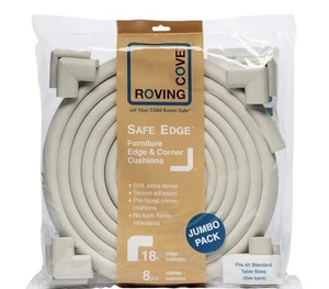 Roving Cove Baby Proofing Edge Corner Guards Child Safety Furniture Bumper White - Picture 1 of 7