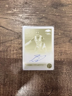 Bryson Tiller  22/23 Topps Chrome Overtime Elite PRINTING PLATE Auto 1/1 Auto - Image 1 of 2