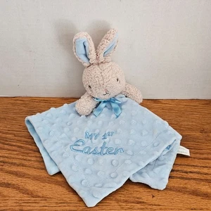Coperta di sicurezza Bunny Rabbit Blue My 1st Easter Lovey Sonaglio - Foto 1 di 7
