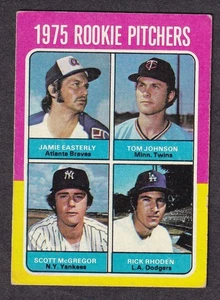 1975 Topps Rookie Pitchers baseball card #618 Rick Rhoden Scott McGregor - Picture 1 of 2