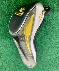 Cubierta de cabeza de golf Cobra Golf S3 Hybrid Rescue negra, blanca, amarilla con etiqueta de identificación - Imagen 1 de 6