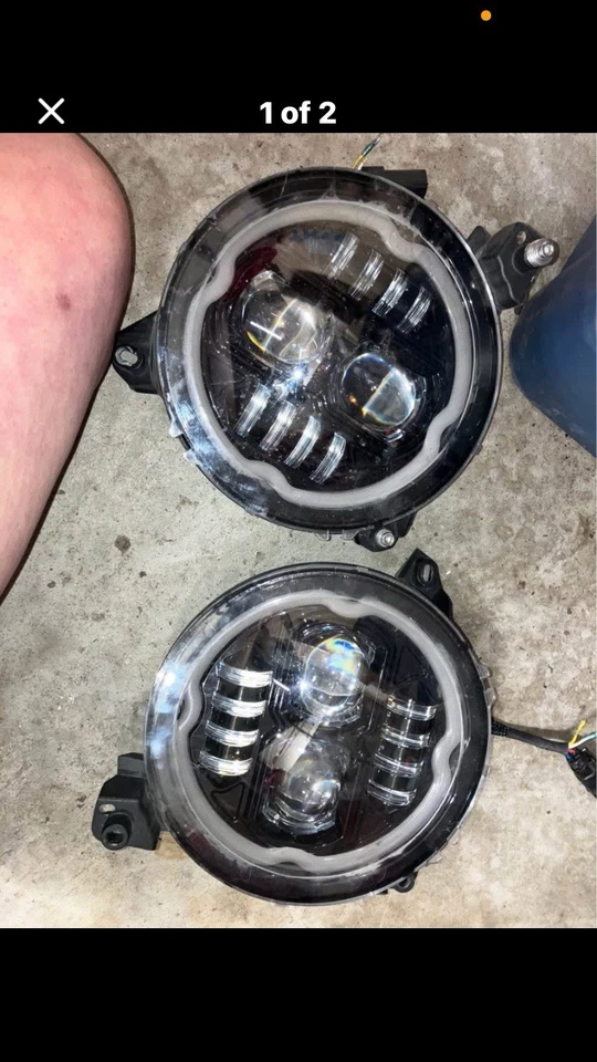 Faros LED OEM Jeep Wrangler JL/Gladiator JT - Par (Mopar de fábrica) Foto 1 de 2