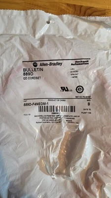 NEW Allen Bradley 889D-F4NEDM-1  ser. B QD Cordset 1 Meter 4-pin FREE SHIPPING - Image 1 of 2
