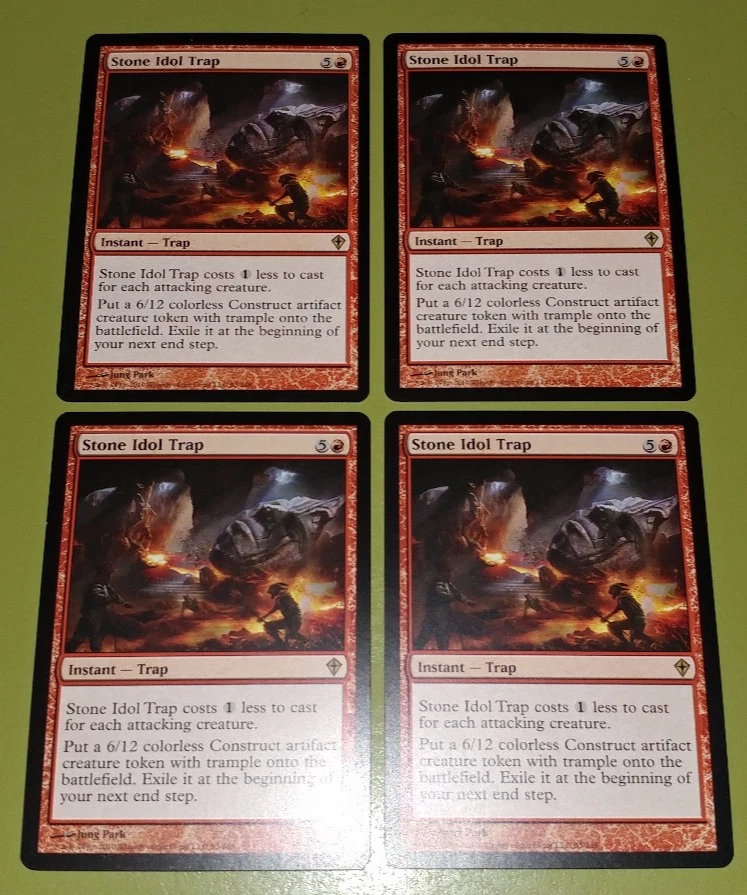 Stone Idol Trap x4 Worldwake 4x Playset Magic the Gathering MTG - Image 1 of 1