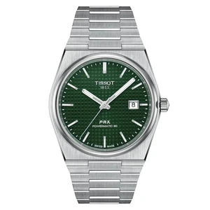 TISSOT PRX POWERMATIC 80 SS 40 MM GREEN DIAL AUTOMATIC WATCH T137.407.11.091.00 - Imagen 1 de 4