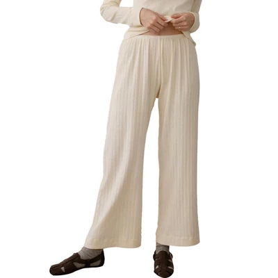 Donni The Pointelle Simple Crop Pant - Women's - Image 1 of 4