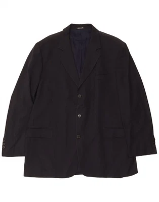 PIERRE CARDIN Mens 3 Button Blazer Jacket UK 38 Medium Navy Blue Wool BV03 - Image 1 of 3