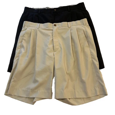 Ping Golf Lot of 2 Khaki / Gray Performance Golf Shorts Mens Sz 38 Foto 1 de 4