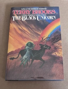 THE BLACK UNICORN  by Terry Brooks 1987 Del Rey FIRST EDITION hardcover HCDJ - Picture 1 of 5