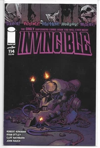 Image Invincible 114 2014 Robert Kirkman Ryan Ottley primera impresión casi nuevo raro Amazon - Imagen 1 de 1