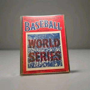Oct 1951 BASEBALL MAGAZINE World Series Babe Ruth Ted Williams Mays Vintage MLB - Picture 1 of 11