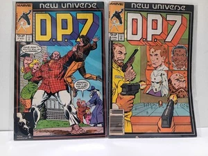 D.P.7 #7 y #8 (mayo/junio de 1987; Marvel) usado, embolsado, sin clasificar, nuevo universo - Imagen 1 de 5